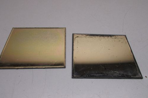 Harris Welco OMNI-VIEW Gold Filter Welders Lens 4.5&#039;&#039;x 5.25&#039;&#039; Lot of 2 P/N 74148