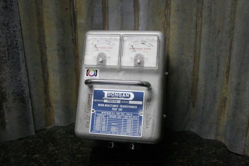Dongan high reactance transformer test set 1909-72 fully tested free shipping for sale