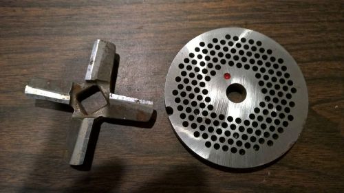 #22 meat grinder chopper plate and knife for sale