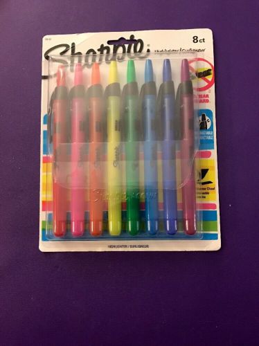 sharpie retractable highlighters 8 ct