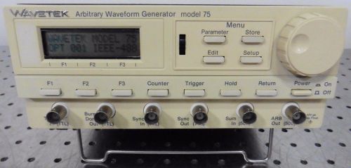 G133282 Wavetek 75 Arbitrary Waveform Generator w/Opt. 001