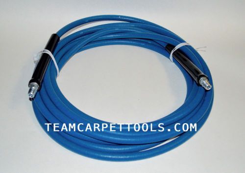 25 FT. of Carpet Cleaning High Pressure 275 Deg Blue Steel Braided Solution Hose
