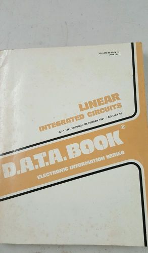 LINEAR INTEGRATED CIRCUITS (D.A.T.A.BOOK)  EDITION 26