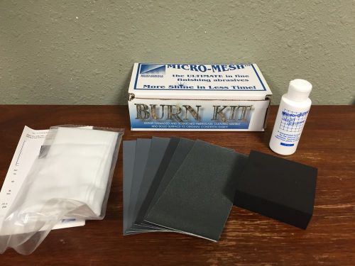 Micro-Mesh Burn Kit \ Fixes Scratched marble, fiberglass burn marks marble