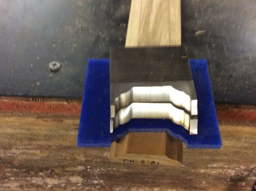 Architectural Moulding  Mould A710 Corrugated Knives Weinig Wadkin Woodmaster