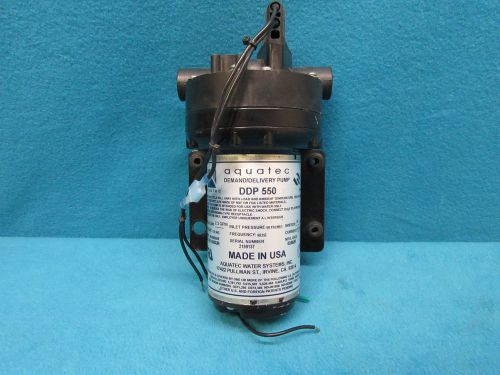 Aquatec Model DDP 550 Demand Delivery Water Pump 2.3GPM 50 PSI Tested Working