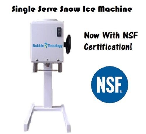 Single Serve Snow Ice Machine NSF Taiwan Shaved Shaver Electric Commercial