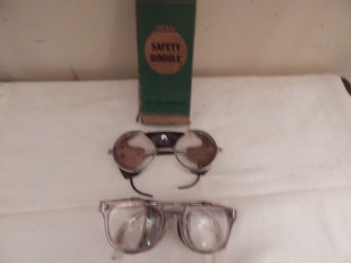 2 pr. vintage safety goggles/glasses
