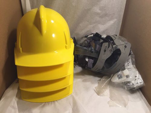 Lot of 4 MSA Type I Protective Hard Hat  Helmet V-Gard Topgard Certified