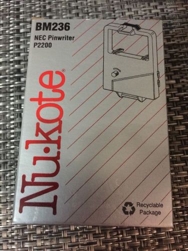 Nu-kote  NK236   Black Ribbon for use with NEC Pinwriter P2200