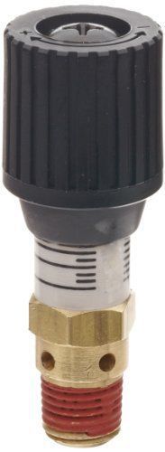 Brass pressure relief valve new 0-100 psi adjustable pressure range 1/4 male npt for sale