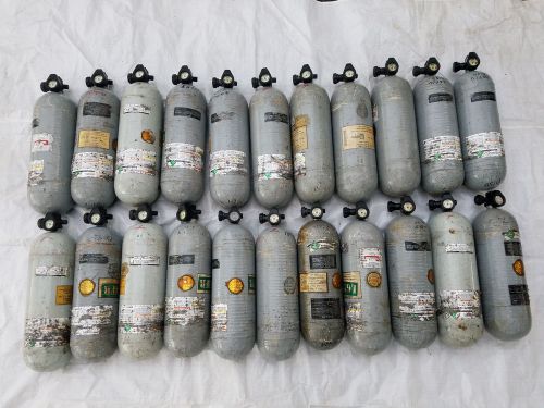 Msa scba cylinder 60min 7-1008-1 air pak bottle breathing tank paintball valve for sale
