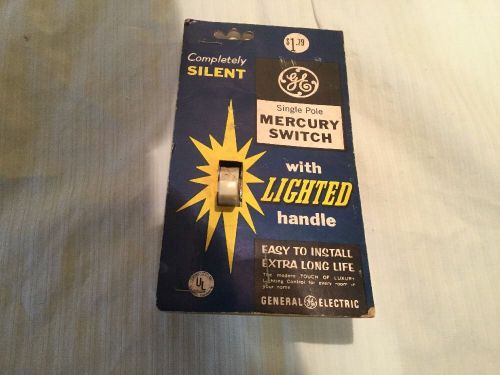 Vintage GE 3 Way Silent Mercury Switch 15A/120v NEW Old Stock