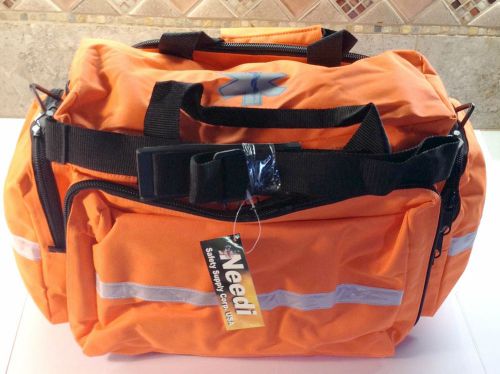First Responders Emergency EMS EMT Paramedic Trauma Gear Bag Orange Neon - NEW