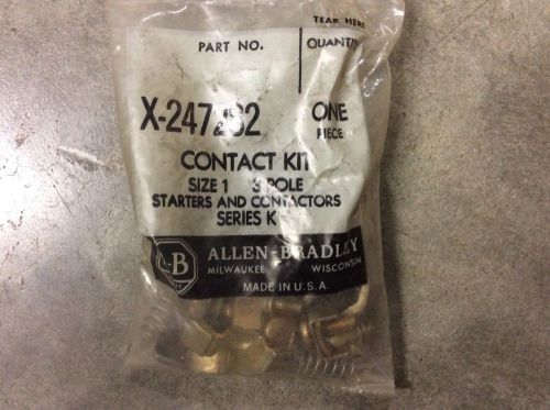 Allen Bradley X-247282 Ser K Contact Kit Size1 3Pole Starters &amp; Contactors