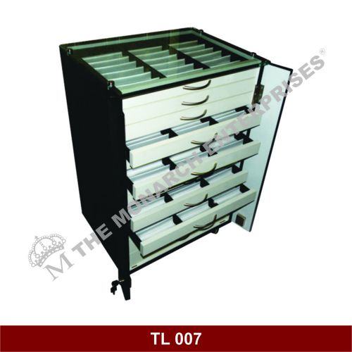 Wooden drawers cabinet storage for frames and sunglasses for sale
