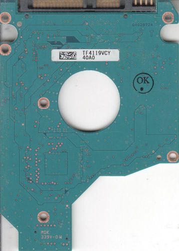 MK2561GSYN, MH000D, HDD2F24 D UL01 T, G002872A, Toshiba SATA 2.5 PCB