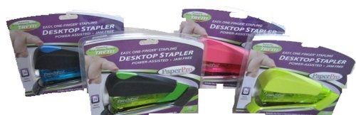 PaperPro Accentra Paper Pro 20-Sheet One Finger Stapler, Assoted Color
