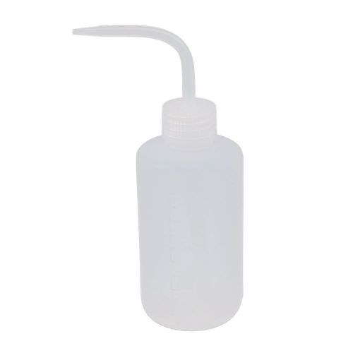 Uxcell 250ml bent tip plastic oil liquid container tattoo wash squeeze bottle for sale