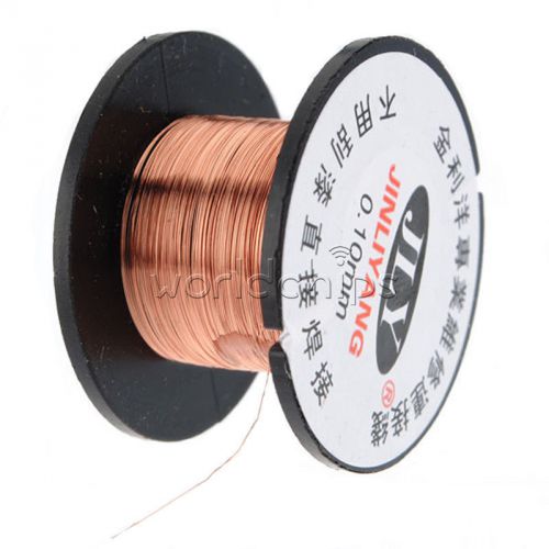 10pcs 0.1mm copper solder soldering repair ppa enamelled reel wire new for sale
