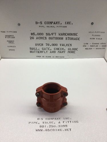 4&#034; Shurjoint Fig. H305 Plain End HDPE Coupling W/ Gasket NEW!