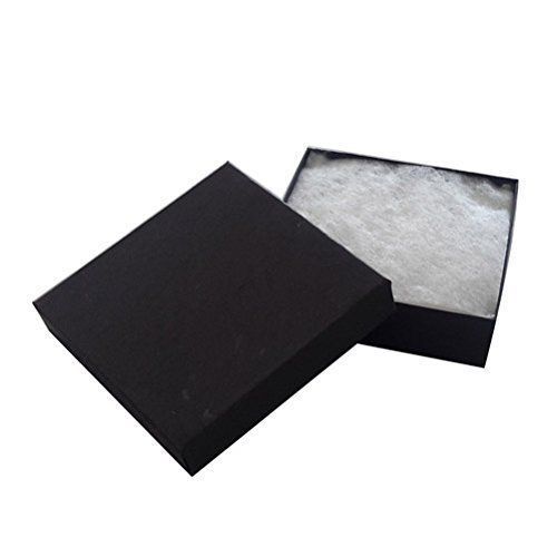 Jpi display #33 cotton filled boxes, 3.5&#034; l x 3.5&#034; w, matte black, 100 count for sale