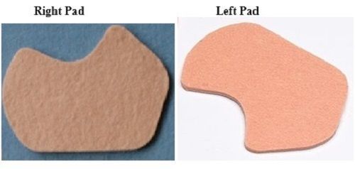 1 pair Moore Medical Dancer Sesamoid Pads (1 Right &amp; 1 Left)