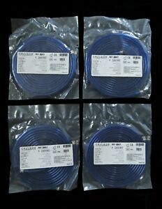 x4 NEW 8841 Critikon DINAMAP Plus Blood Pressure Air Hoses, Blue, Screw Ends