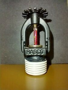 2015 RASCO F1 &#034;BLACK&#034; 155° Pendant-style Vintage Fire Sprinkler