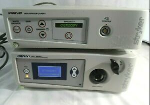 Stryker 1088 HD Camera Console AND X8000 Stryker Light Source