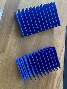 Pair of Aluminum Heat Sinks 5” X 3” X 1.75”