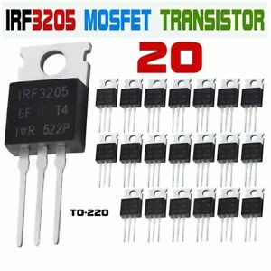 Universal IRF3205 Power Transistor 55V/110A Accessory IRF MOSFET Durable