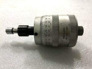 Mitutoyo 152-391 micrometer head for XY stage 0-1&#034; - .0001&#034;