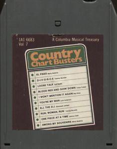 Country Chart Busters - Volume 7 -9305 8 Track Tape