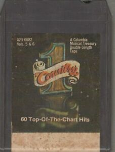 #1 Country, 60 Top-of-the-Chart Hits - Volumes 5 &amp; 6 -3548 8 Track Tape