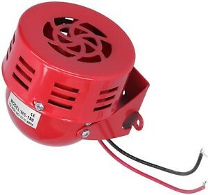 DC 12V Industrial 114dB MS-190 Alarm Sound Motor High-Power Buzzer Siren