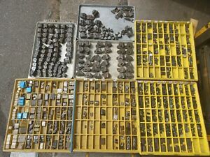 HUGE LOT OF LANDIS AND GEOMETRIC THREADING DIE HEAD CARRIERS AND CHASERS