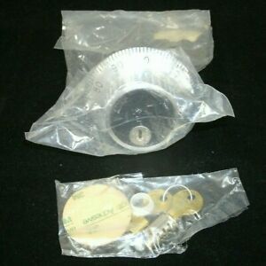 Ilco Unican Safe Lock Dial with Lock &amp; Spindle, 4 Keys-NO Ring-New-Open Box