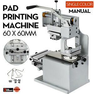 Manual Pad Printer Pad Printing Machine Transfer Sealed ink cup System Kit