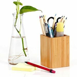 Wood Pen Holder Stand Multi Purpose for Office, Desk, Home Dcor