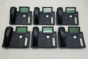Snom 370 SIP based IP VOIP Black Office Business Telephone Phone w/Handset LOT 6