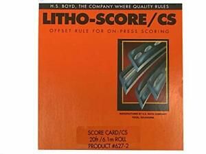 HS Boyd Litho Score Card 20 feet 627-2 Offset Rule On Press Scoring