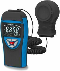 ANNMETER Light Illuminance Meter, Digital Luxmeter AN-8801C Measures 0-40,000...
