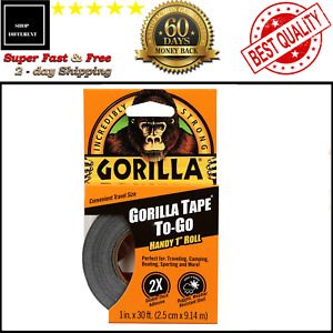 Gorilla 3044401 Tape Handy Roll, 1-Pack, Black