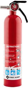 First Alert HOME1 Rechargeable Standard Home Fire Extinguisher UL Rated 1-A:10-B