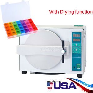 18L Dental Autoclave Steam Sterilizer Medical Sterilization W/Drying Function