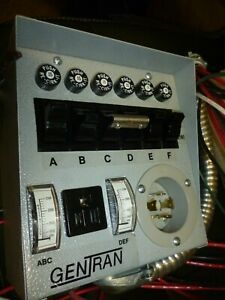 New Open Box Gentran Generator Switch for Portable Generator Complete