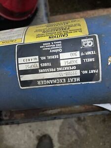 Quincy 22708-15 Aftercoller Heat Exchanger Quincy Compressor #7220DKRM Used