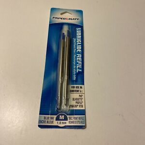 Paper Mate 49124 PhD and Ultra Ballpoint Pen Refills Medium Point Blue Ink 2-Ct