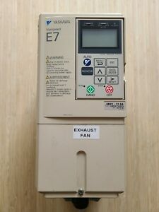 Yaskawa Varispeed E7 Model: CIMR-E7U45P5 AC DRIVE. FAN NOT INCLUDED